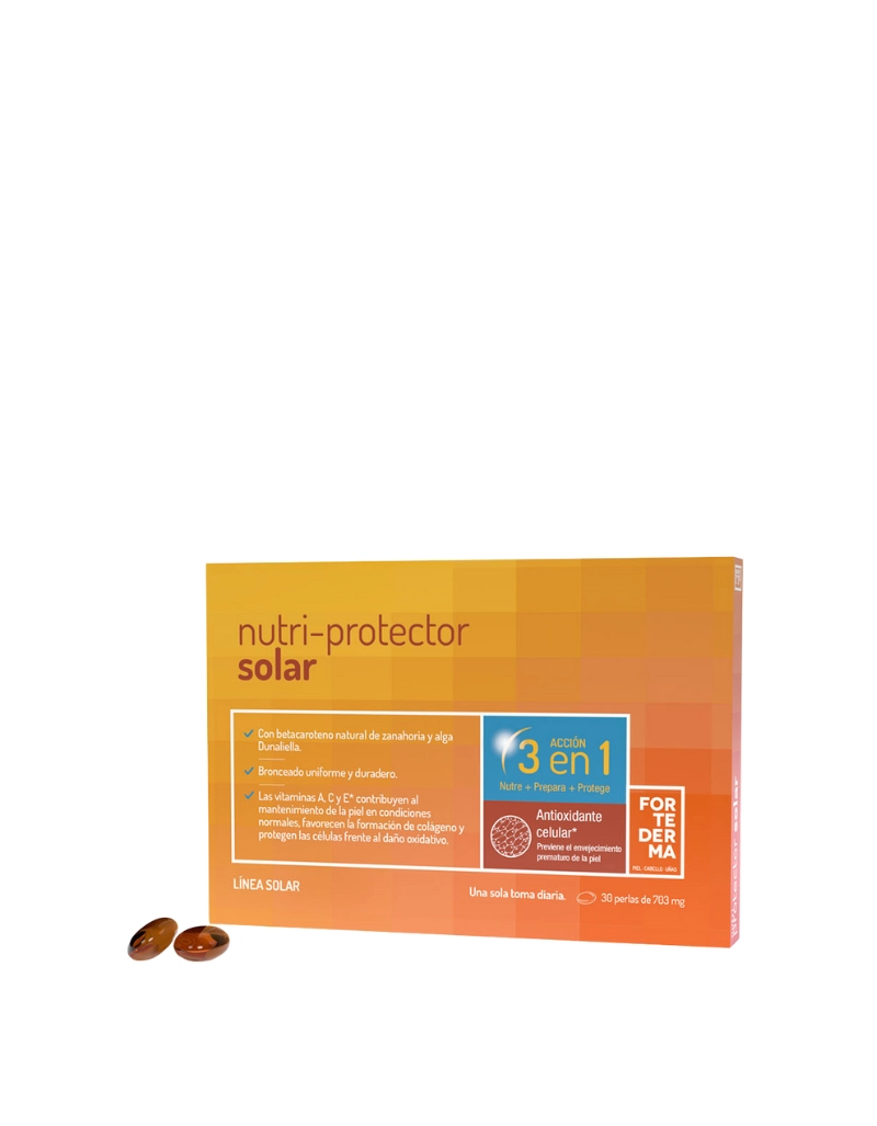 Nutriprotector solar 30 perles