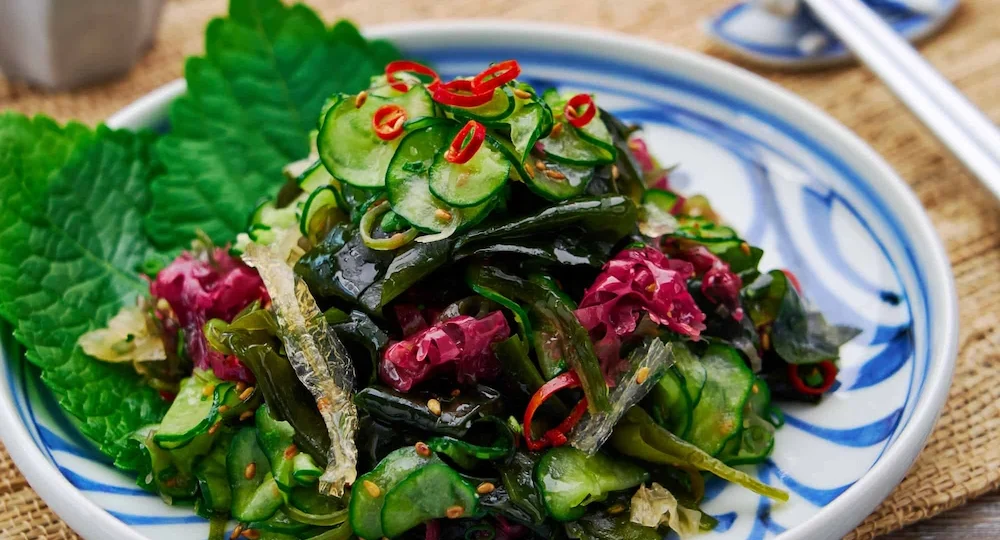 Ensalada japonesa de wakame
