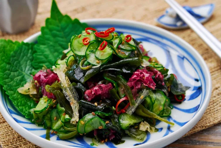 Ensalada japonesa de wakame