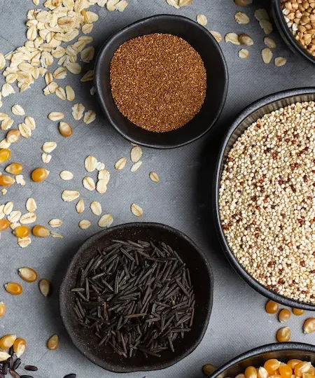 Cereales y pseudocereales sin gluten