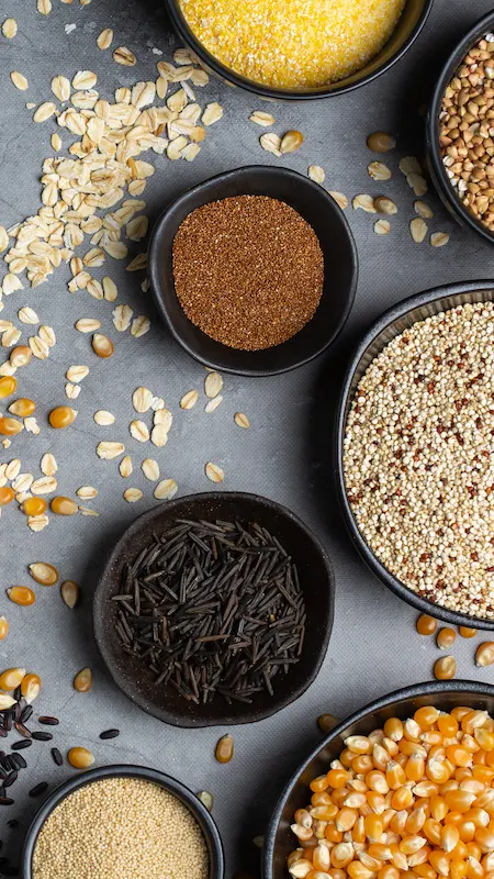 Cereales y pseudocereales sin gluten