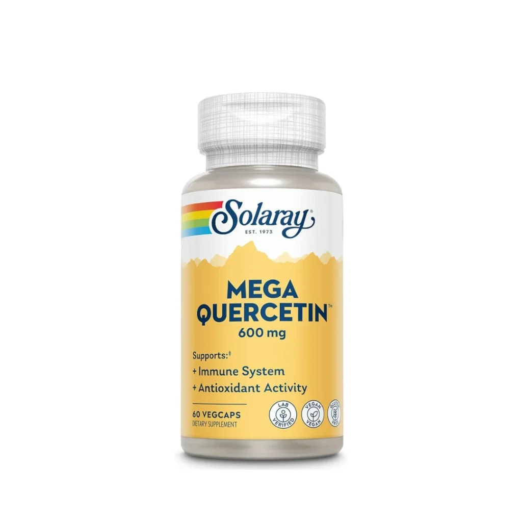 Protocolo natural para las alergias estacionales 7 Mega quercetin solaray