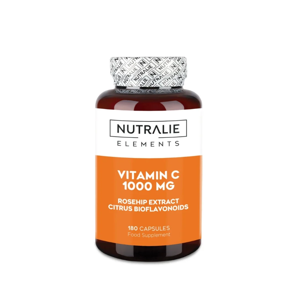 Protocolo natural para las alergias estacionales 4 Nutralie Elements Vitamin C 1000 mg