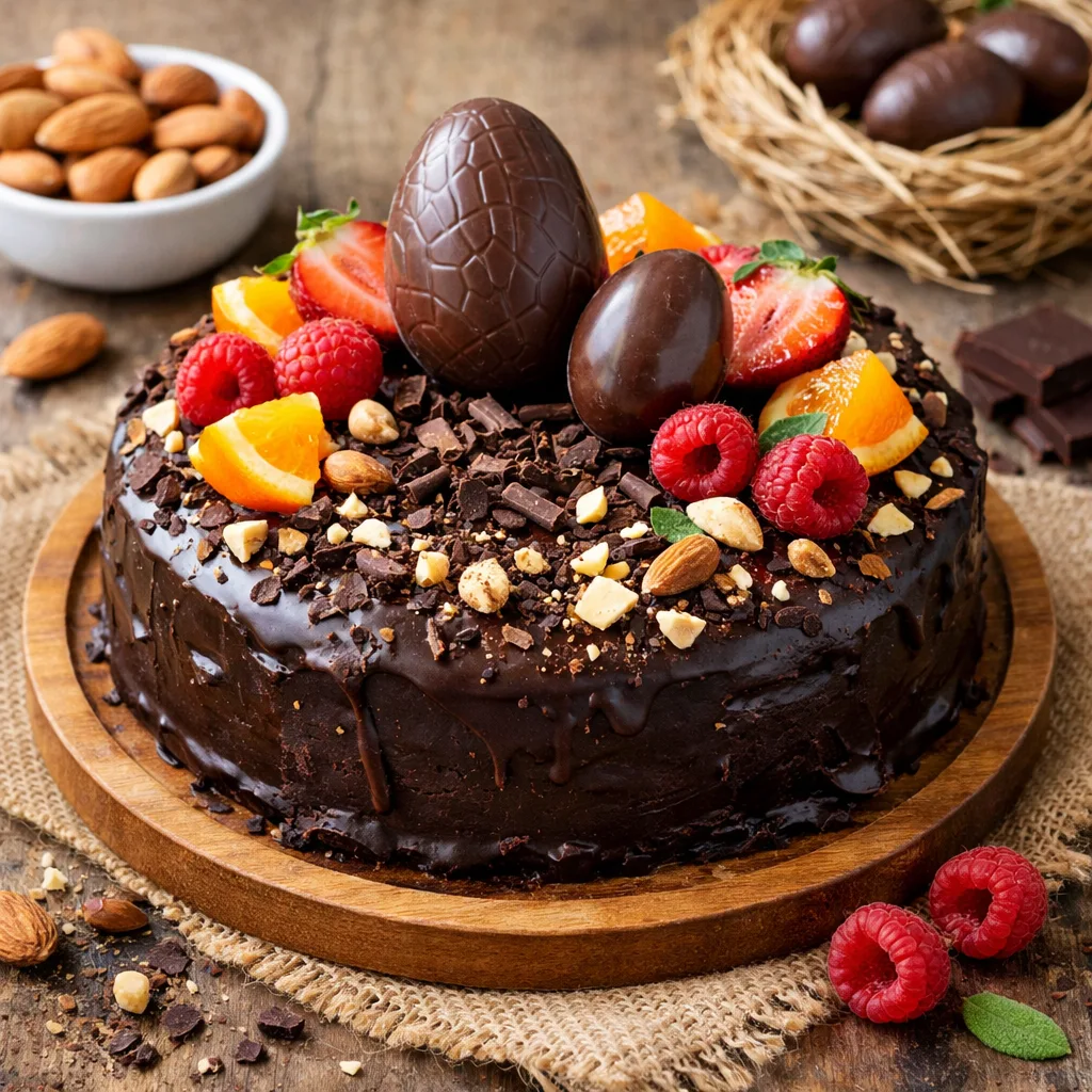 Cómo preparar una mona de Pascua saludable con chocolate negro 4 SOM mona de pasqua saludable