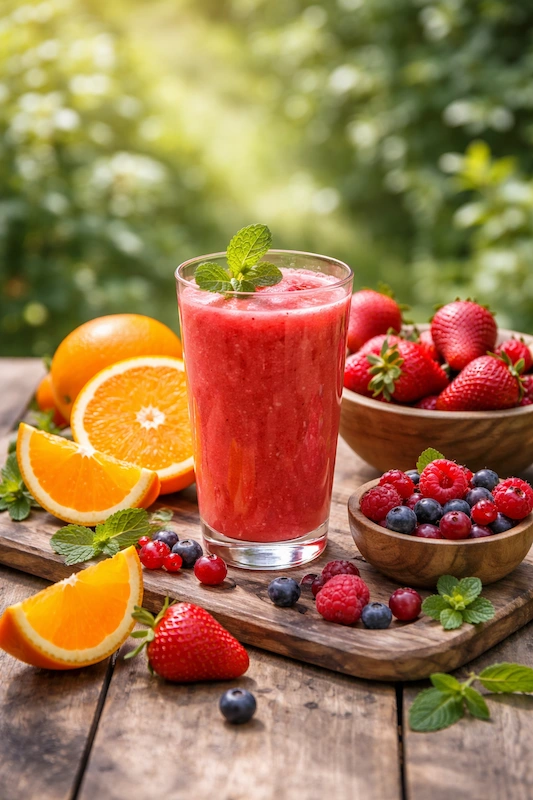 Receta de batido antiinflamatorio y diurético de primavera