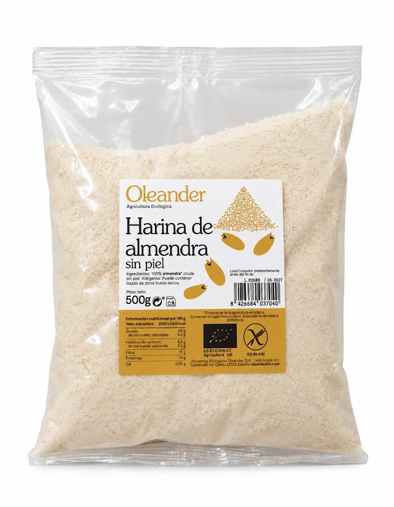 Panellets casolans 4 Farina ametlla ecològica Oleander