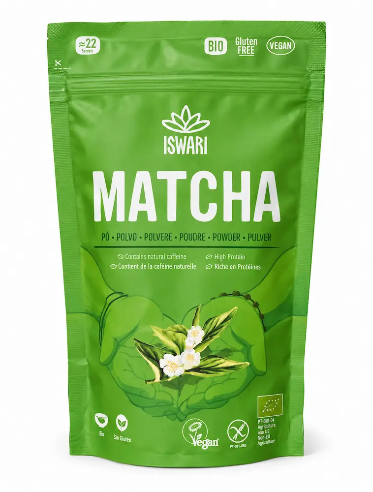 Panellets casolans 12 Matcha Iswari en pols