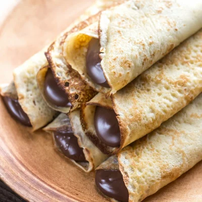 Crepes de Crema de cacau i avellanes